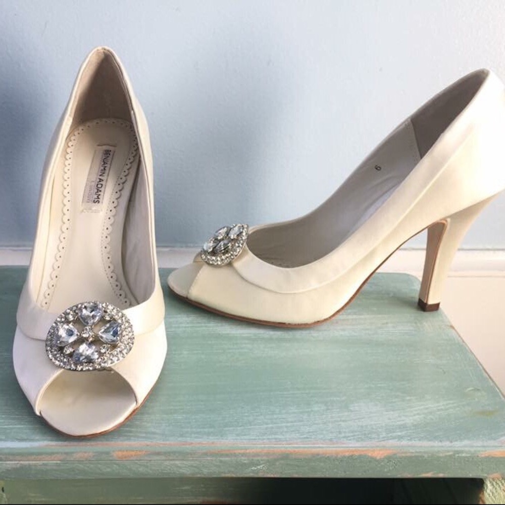 Benjamin Adams wedding heels 6 Swarovski crystal